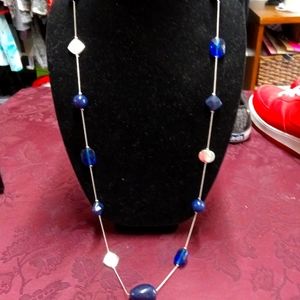 Nineties glass bead necklace